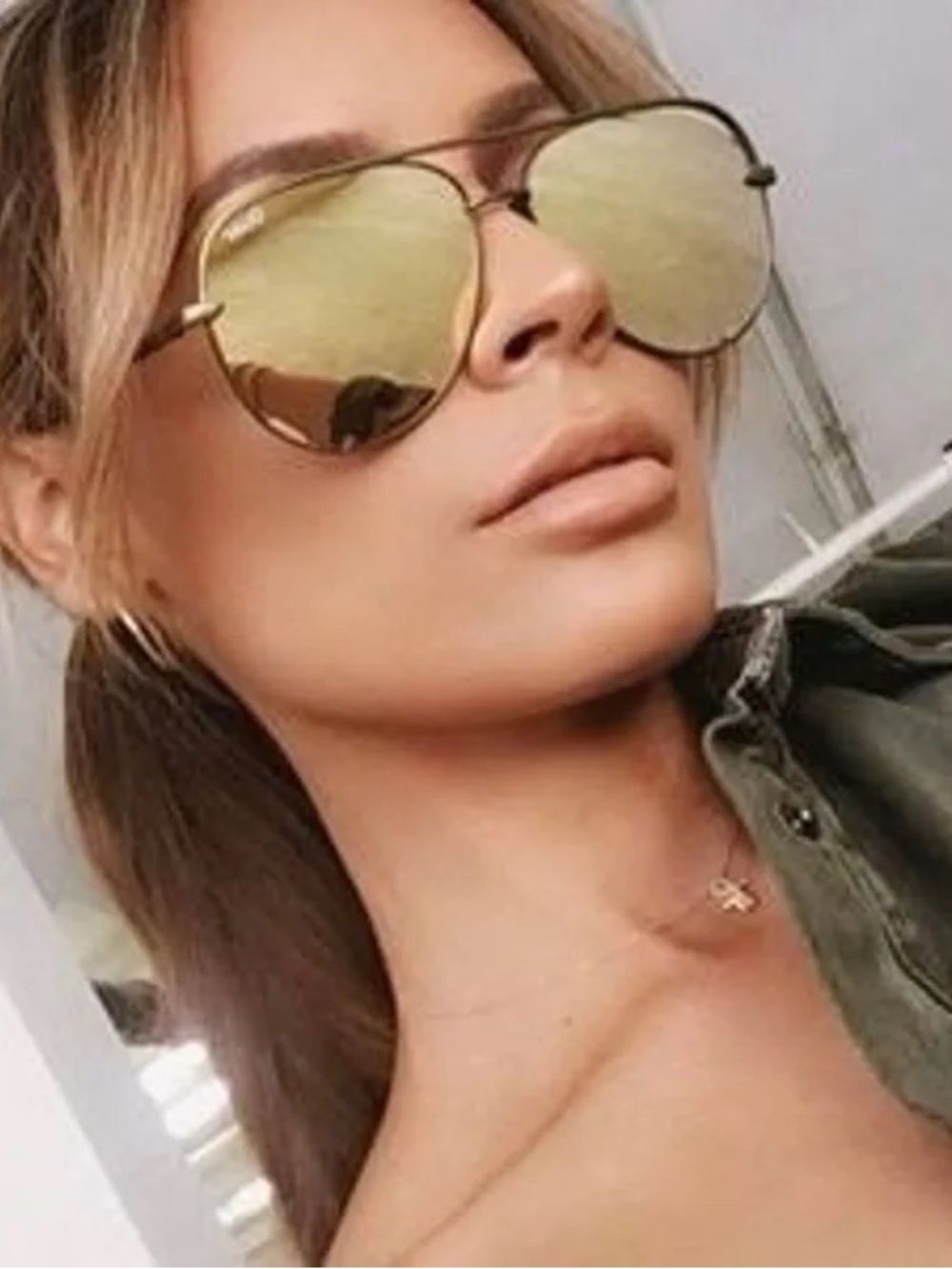 Quay Australia x Desi Perkins High Key Gold and Green